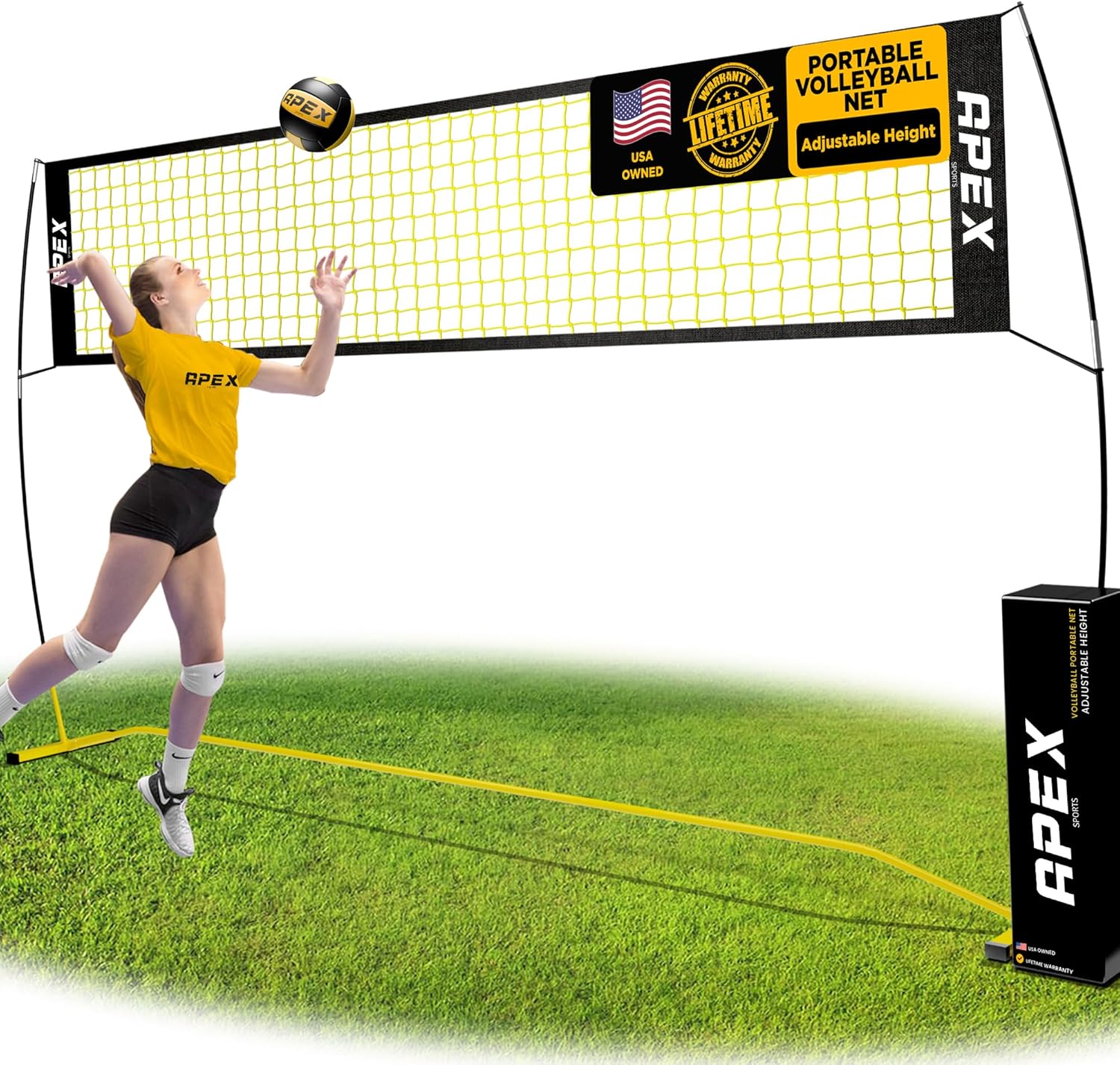 澳洲红人运动俱乐部 Apex Sports Adjustable Volleyball Net
