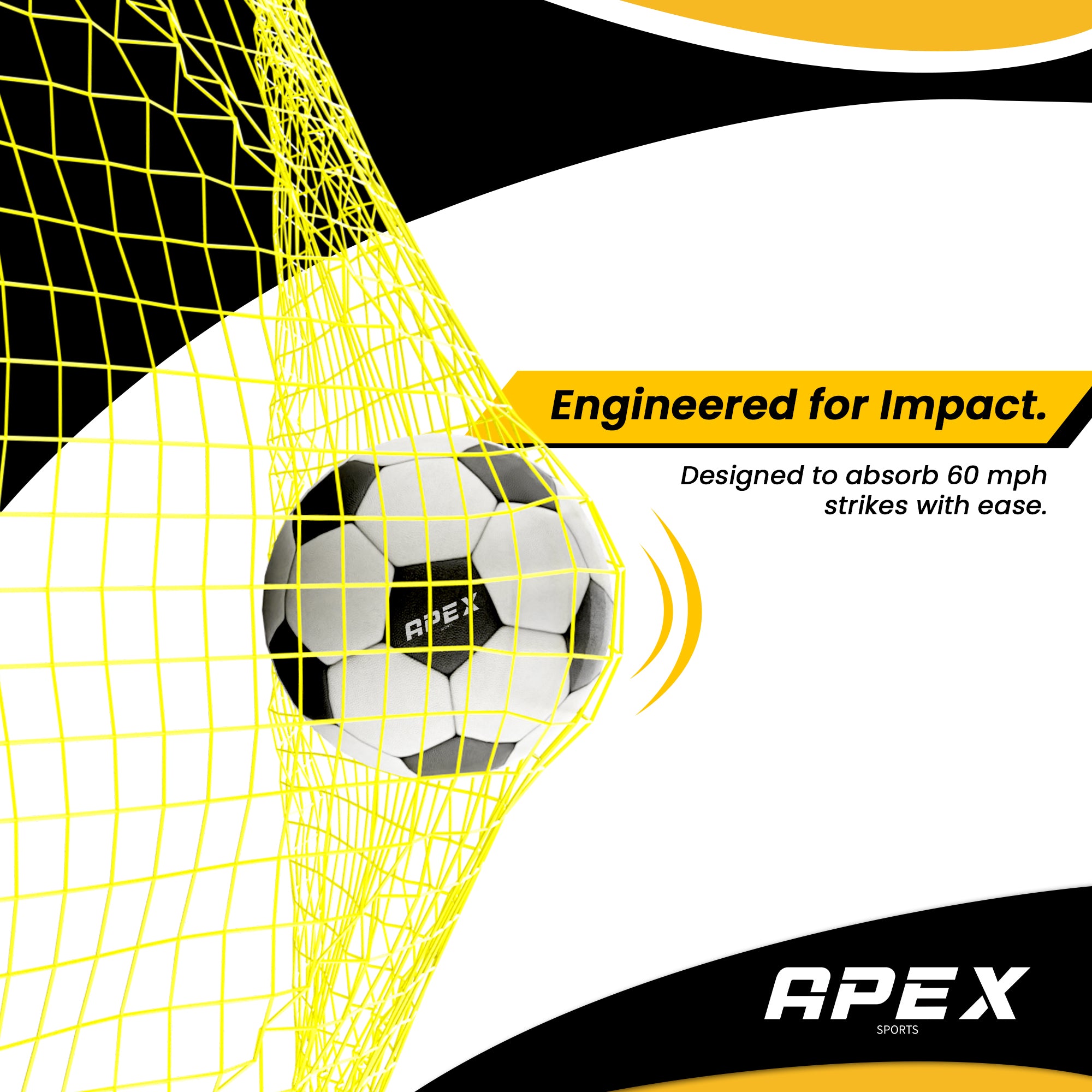 Apex Sports 12x6' Soccer Net