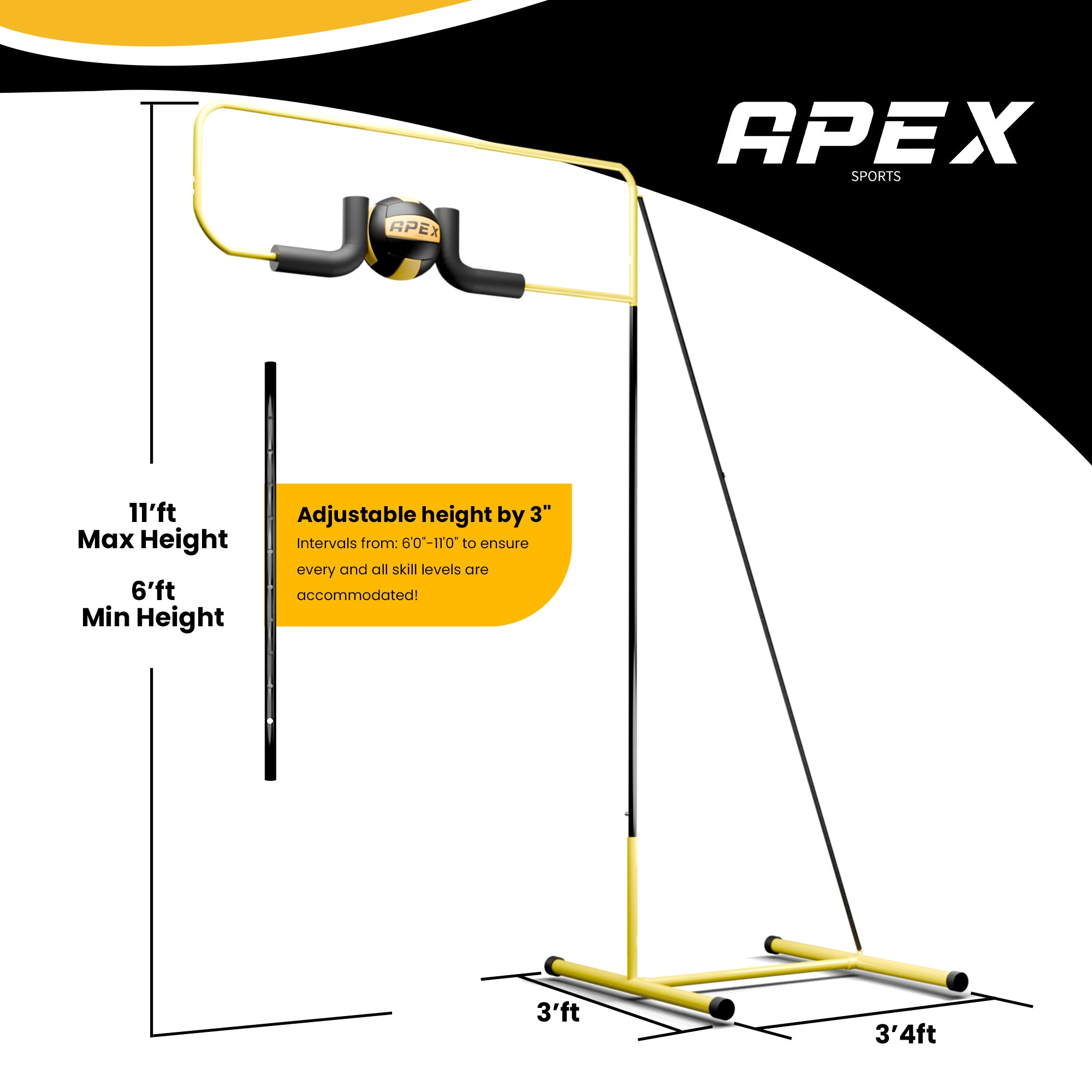 Apex Sports Volleyball Spike Trainer