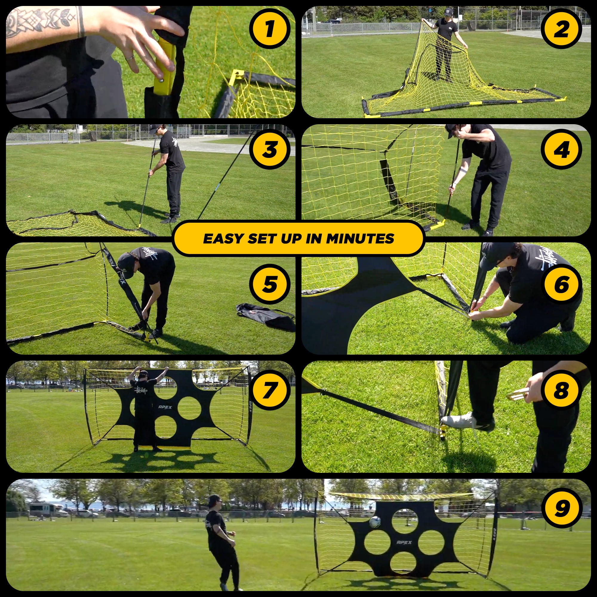 Apex Sports 12x6' Soccer Net