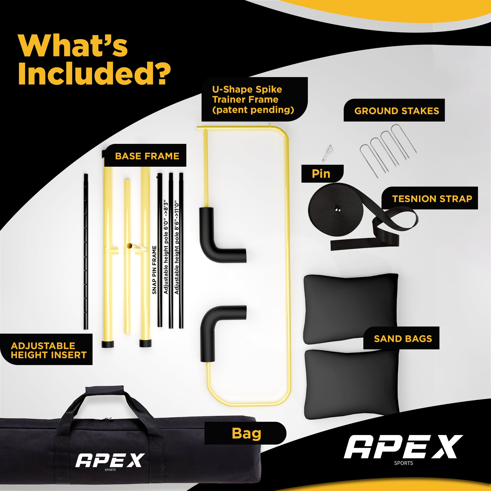 Apex Sports Volleyball Spike Trainer