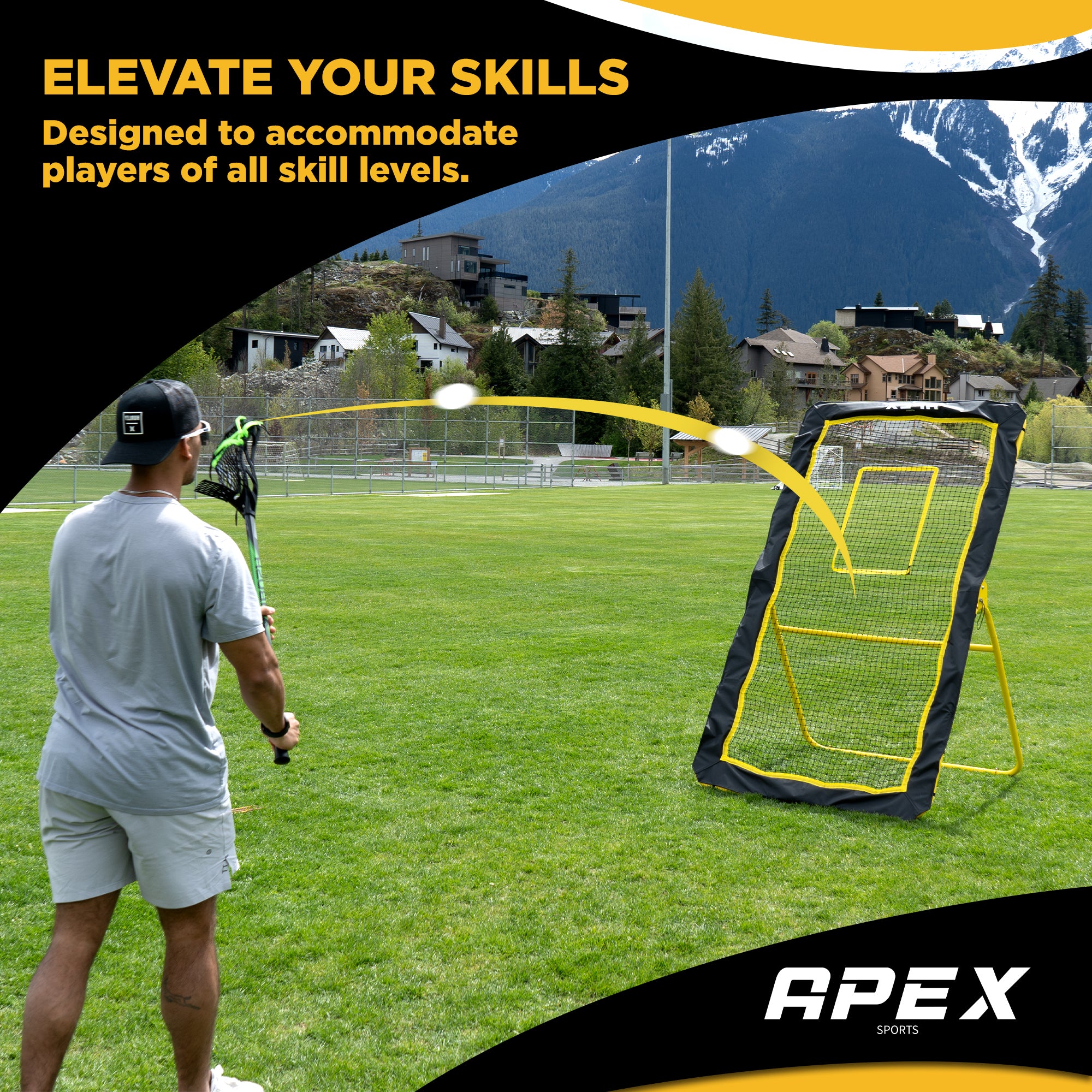 澳洲红人运动俱乐部 Apex Sports Lacrosse Rebounder 4x7 Feet
