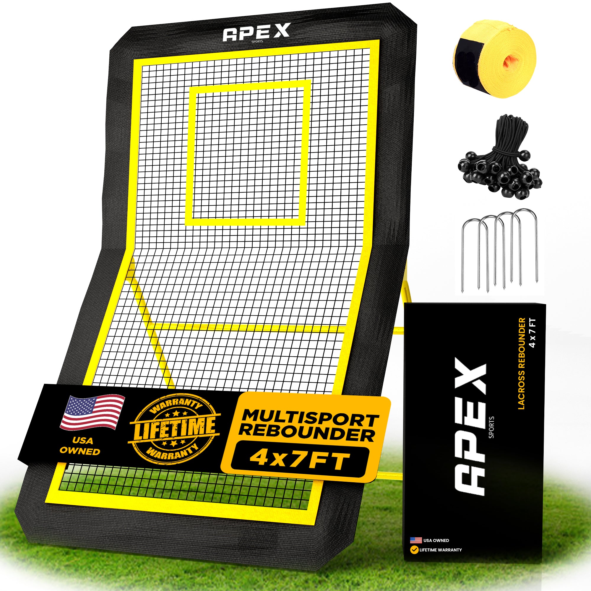 澳洲红人运动俱乐部 Apex Sports Lacrosse Rebounder 4x7 Feet